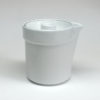 Blue Line Fajance Creamer by Grethe Meyer, side view