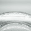 Clear Glass Cigar Ashtray by Bengt Orup for Johansfors Clear Glass Cigar Ashtray by Bengt Orup for Johansfors, signature