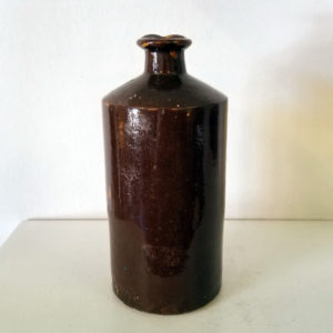 Antique Earthenware Container Antique Ink Bottle