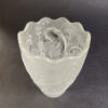 Glass Vase with Fish Motif — Barolac, Czechoslovakia, c. 1930s, top view