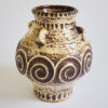 Jasba Keramik West German ceramic vase, model 522-17 front view