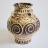 Jasba Keramik West German ceramic vase, model 522-17, front view