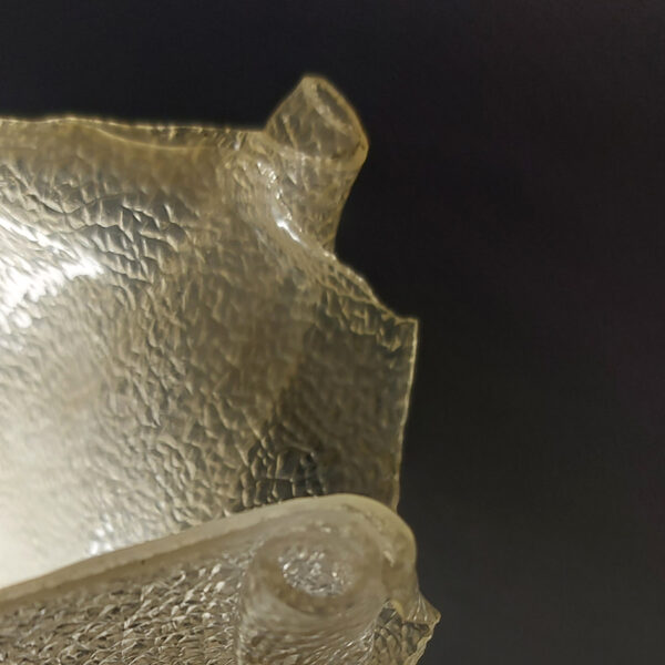 Free-Form Acrylic Table Lamp, Attributed to Gino Robert, Canada, c. 1970s