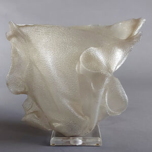 Free-Form Acrylic Table Lamp, Attributed to Gino Robert, Canada, c. 1970s