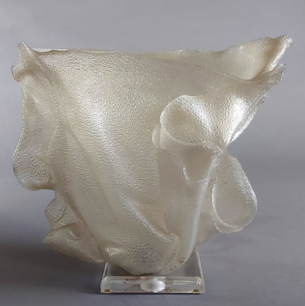 Free-Form Acrylic Table Lamp, Attributed to Gino Robert, Canada, c. 1970s