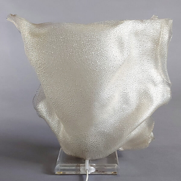 Free-Form Acrylic Table Lamp, Attributed to Gino Robert, Canada, c. 1970s