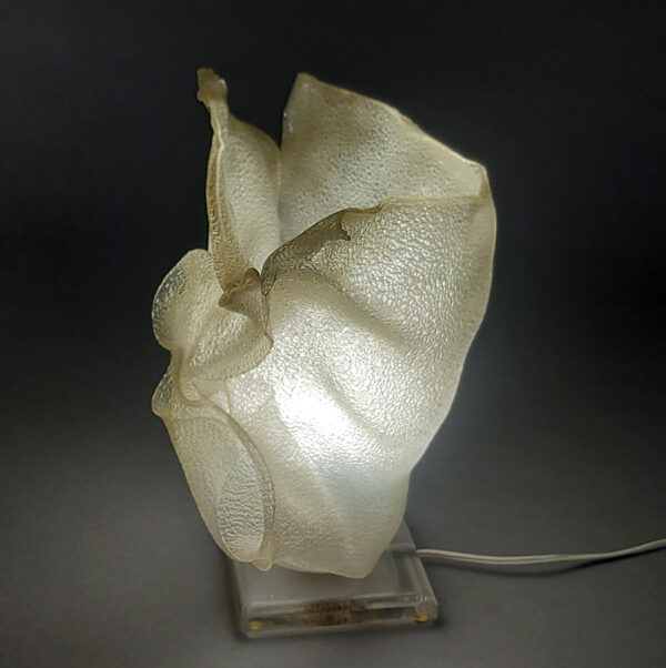 Free-Form Acrylic Table Lamp, Attributed to Gino Robert, Canada, c. 1970s