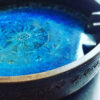 Brutalist Cigar Ashtray Designed by Aldo Londi for Bitossi, Italy, c. 1960s, detail rim view