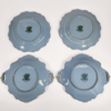 William Ridgway & Co. “Flosculous” Dessert Set, England, c. 1840, bottom view set