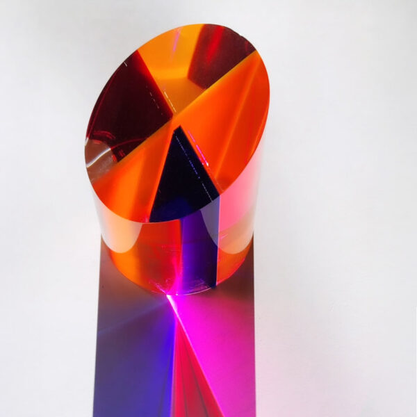 Vasa Mihich Acrylic Sculpture, Signed and Dated 2014 Vasa Mihich Acrylic Sculpture, Signed and Dated 2014, top view