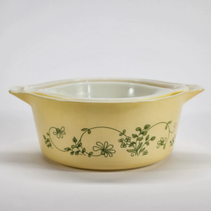 Casserole Set, Corning Pyrex Shenandoah pattern, USA c. 1980s Casserole Set, Corning Pyrex Shenandoah pattern, USA c. 1980s