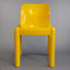 Yellow Treco chair front Treco “Avant-Garde 2000” Chair, Giovanni Maur, 1971, front view