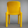 Yellow Treco chair rear Treco “Avant-Garde 2000” Chair, Giovanni Maur, 1971, back view