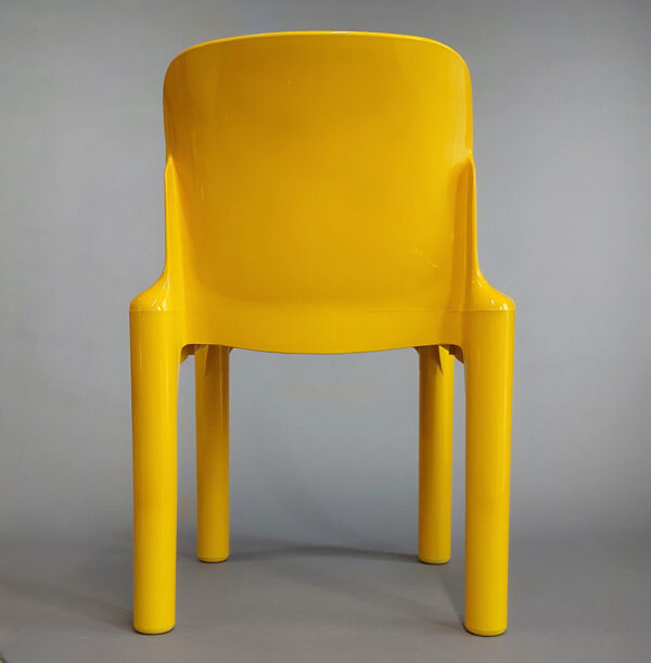 Yellow Treco chair rear Treco “Avant-Garde 2000” Chair, Giovanni Maur, 1971, back view