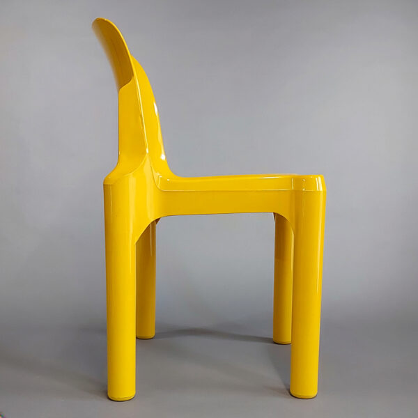 Yellow Treco chair side Treco “Avant-Garde 2000” Chair, Giovanni Maur, 1971, side view
